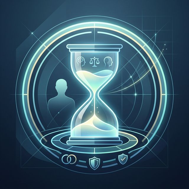Ethische Sanduhr Illustration